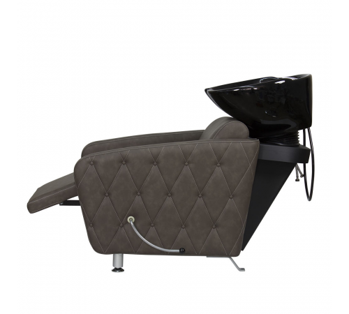 Парикмахерская мойка МД-123 с регулировкой ножной части, прострочкой и утяжкой