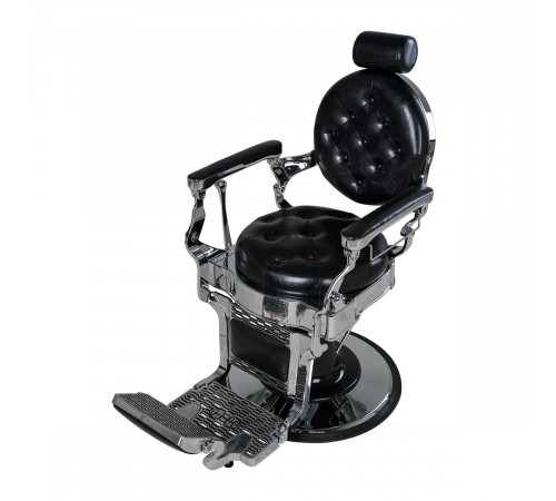 Кресло мужское барбер Ричард с каретной стяжкой