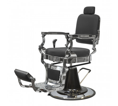 Кресло мужское барбер Стэнфорд черный матовый