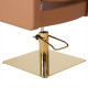 Парикмахерское кресло Тера, основание квадрат золото