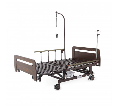 Кровать механическая Е-45А (ММ-5128Н-02) с боковым переворачиванием, туалетным устройством и функцией «кардиокресло»