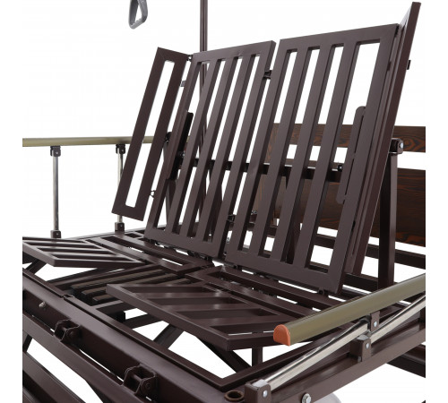 Кровать механическая Е-45А (ММ-5128Н-02) с боковым переворачиванием, туалетным устройством и функцией «кардиокресло»