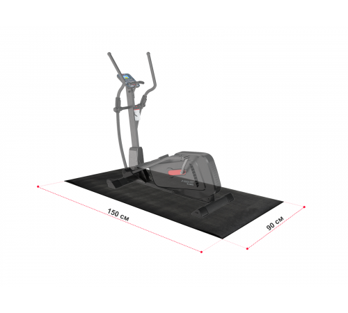 Коврик UNIX Fit для кардиотренажёров No logo 150x90x0,6 см