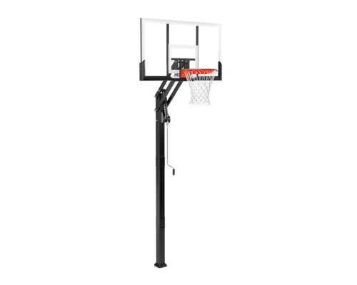 Баскетбольная стационарная стойка, акрил Spalding 54 " Gold In-Ground Арт. 881365CN