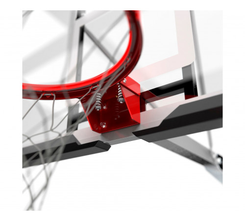 Баскетбольная мобильная стойка DFC STAND56SG 143x80CM поликарбонат (3кор)