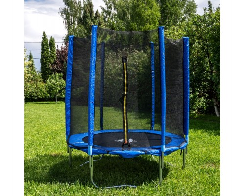 Батут DFC Trampoline Fitness с сеткой 14ft