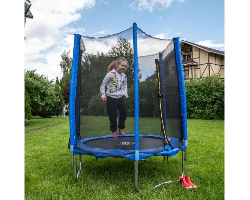 Батут DFC Trampoline Fitness с сеткой 12ft