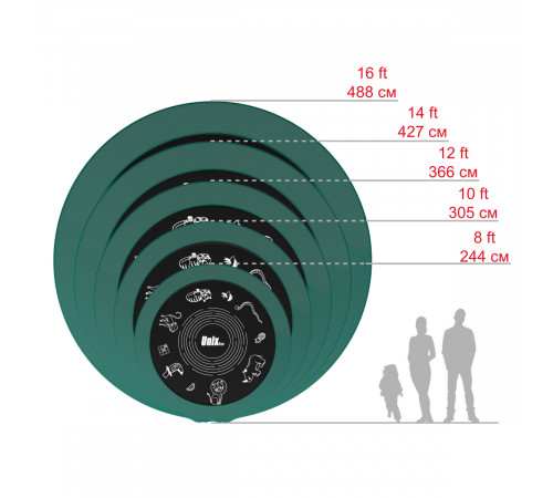 Батут UNIX Line SUPREME GAME 16 ft