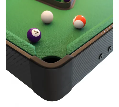 Игровой стол UNIX Line Мини Бильярд настольный (88х47 cм) Black