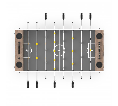 Игровой стол UNIX Line Футбол - Кикер (125х61 см) Grey Wood