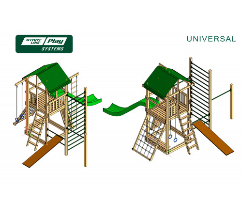 Детский городок UNIVERSAL премиум Север