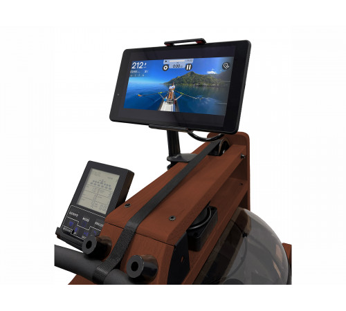 Гребной тренажер UNIX Fit Wood Rower Dark