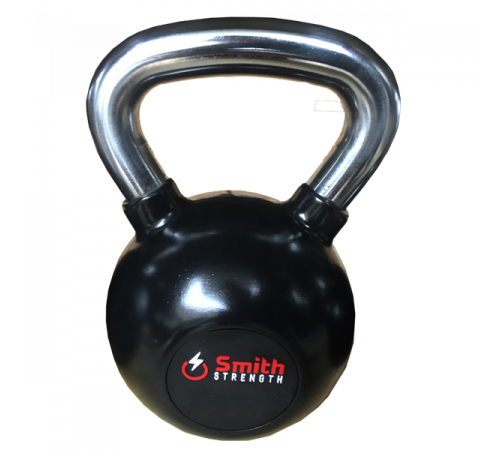 Стальная обрезиненная гиря Smith DB087-32 со стальной рукояткой, Размер: 32кг