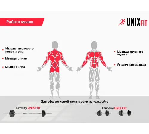 Скамья силовая универсальная UNIX Fit BENCH 130