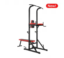 Турник-пресс-брусья со скамьей UNIX Fit POWER TOWER 120P