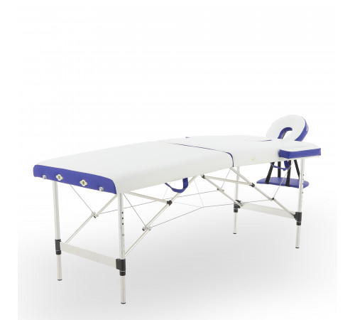 Массажный стол складной алюминиевый  JFAL01A 2-х секционный