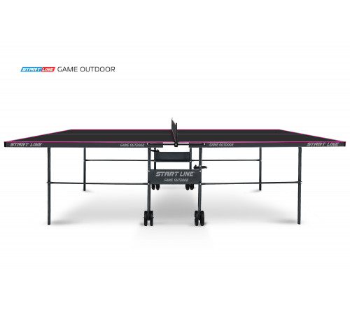 Теннисный стол Game Всепогодный с сеткой Black