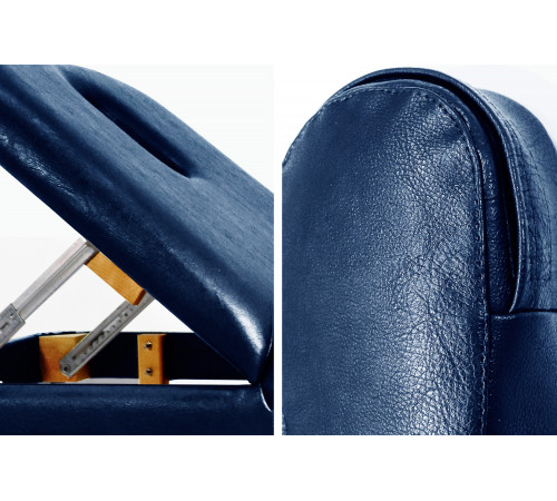 Массажный стол Relax Comfort синяя кожа (№6)