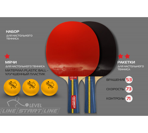 Набор 4 р-ки Level 200, 6 мячей Club Select, сетка с креплением